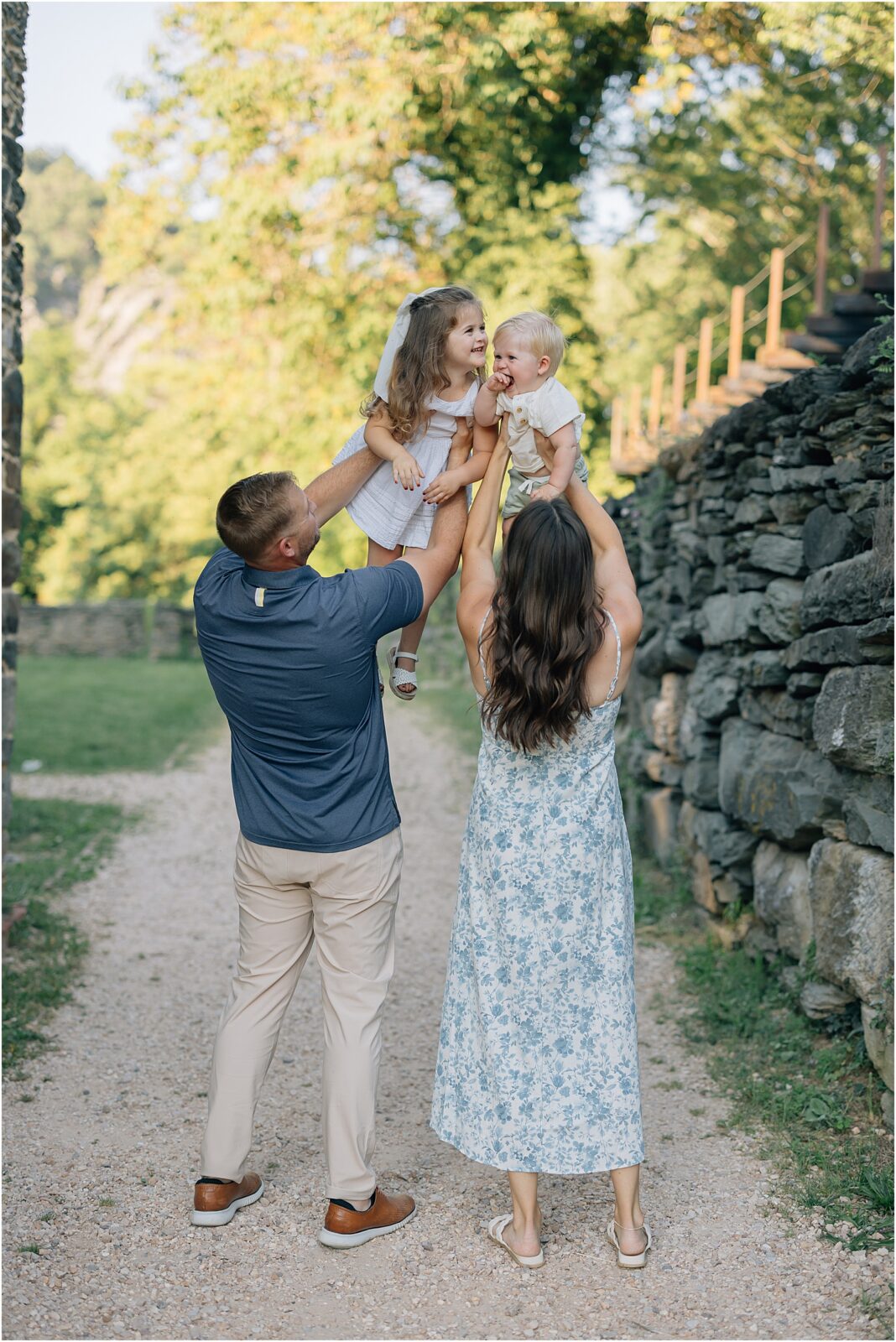 Layman family session in historic Harpers Ferry West Virginia